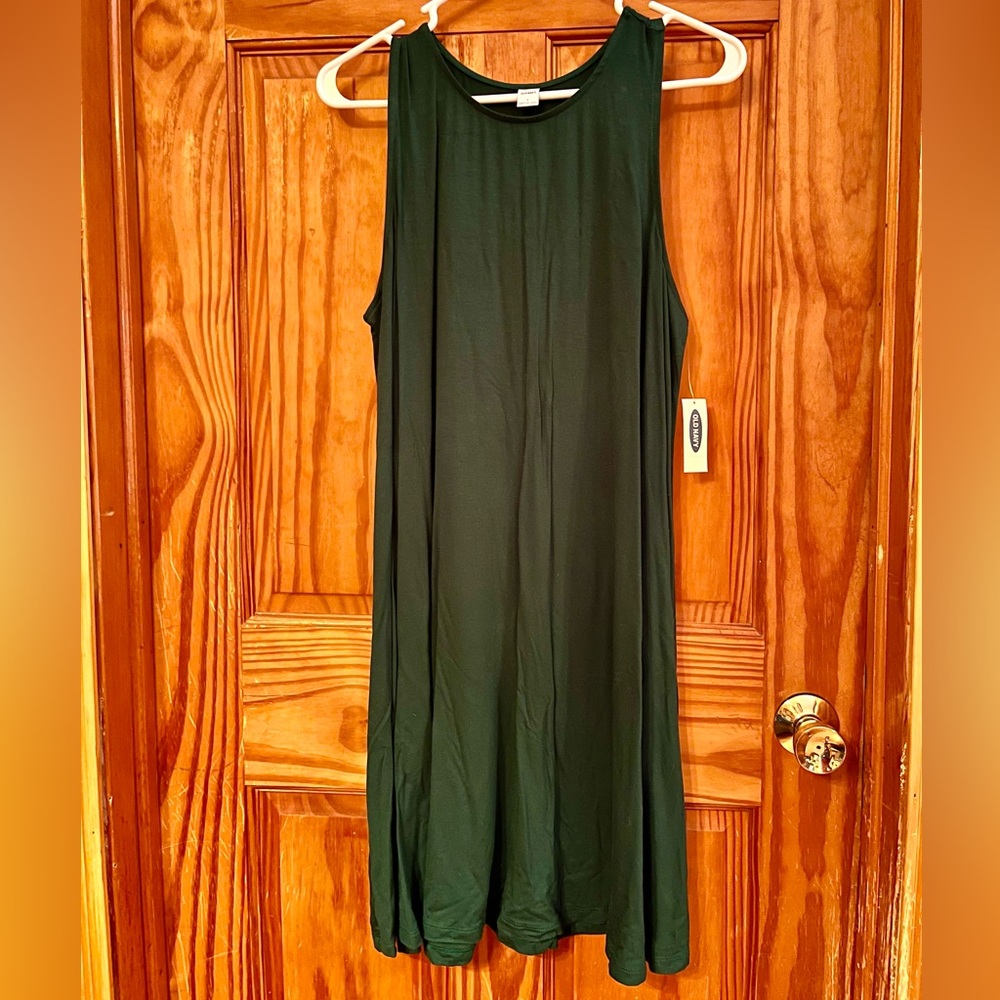 NWT Old Navy Women’s Dark Green Mini Dress